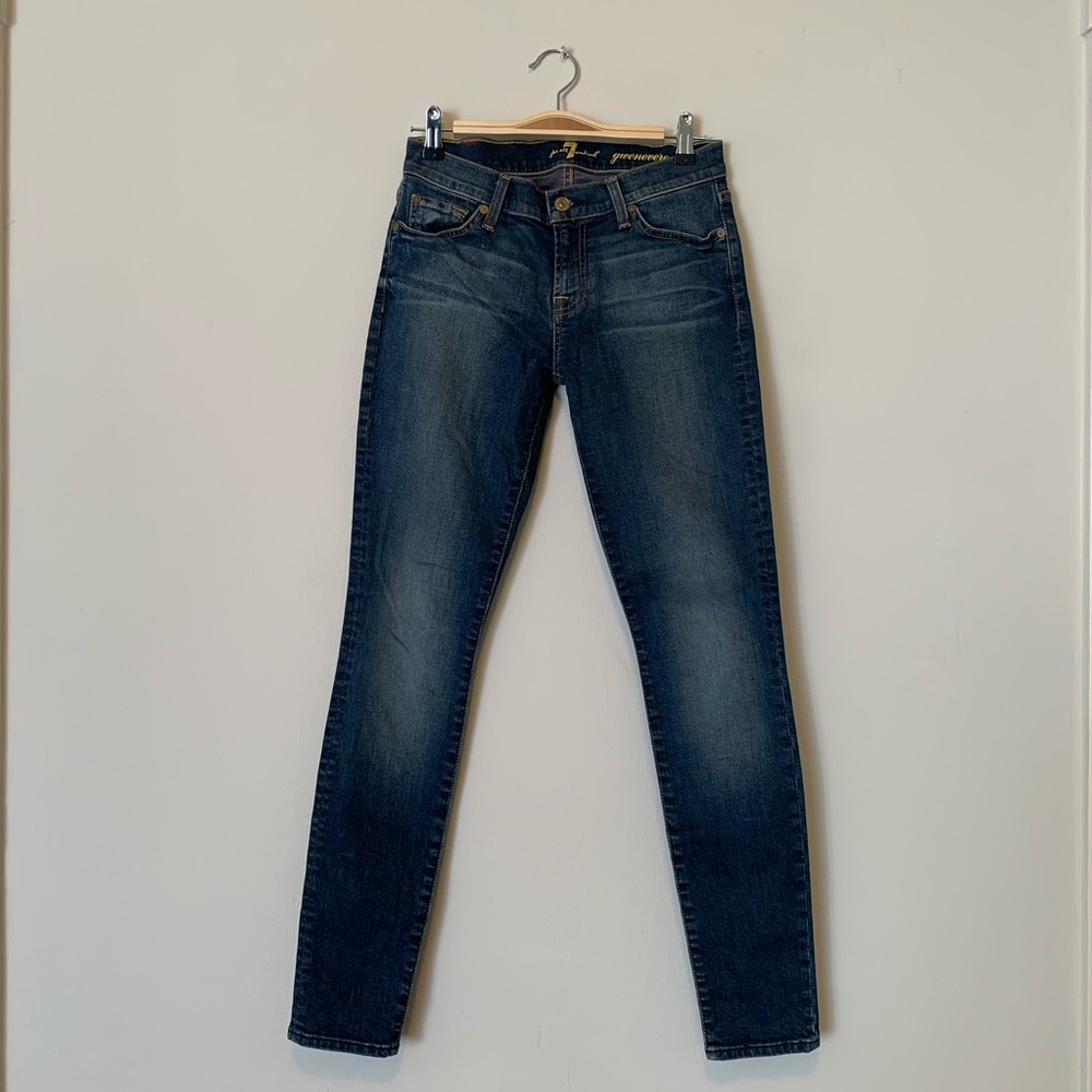Medium wash skinny jeans 26
